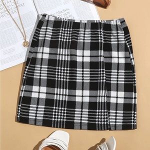 Plaid skirt